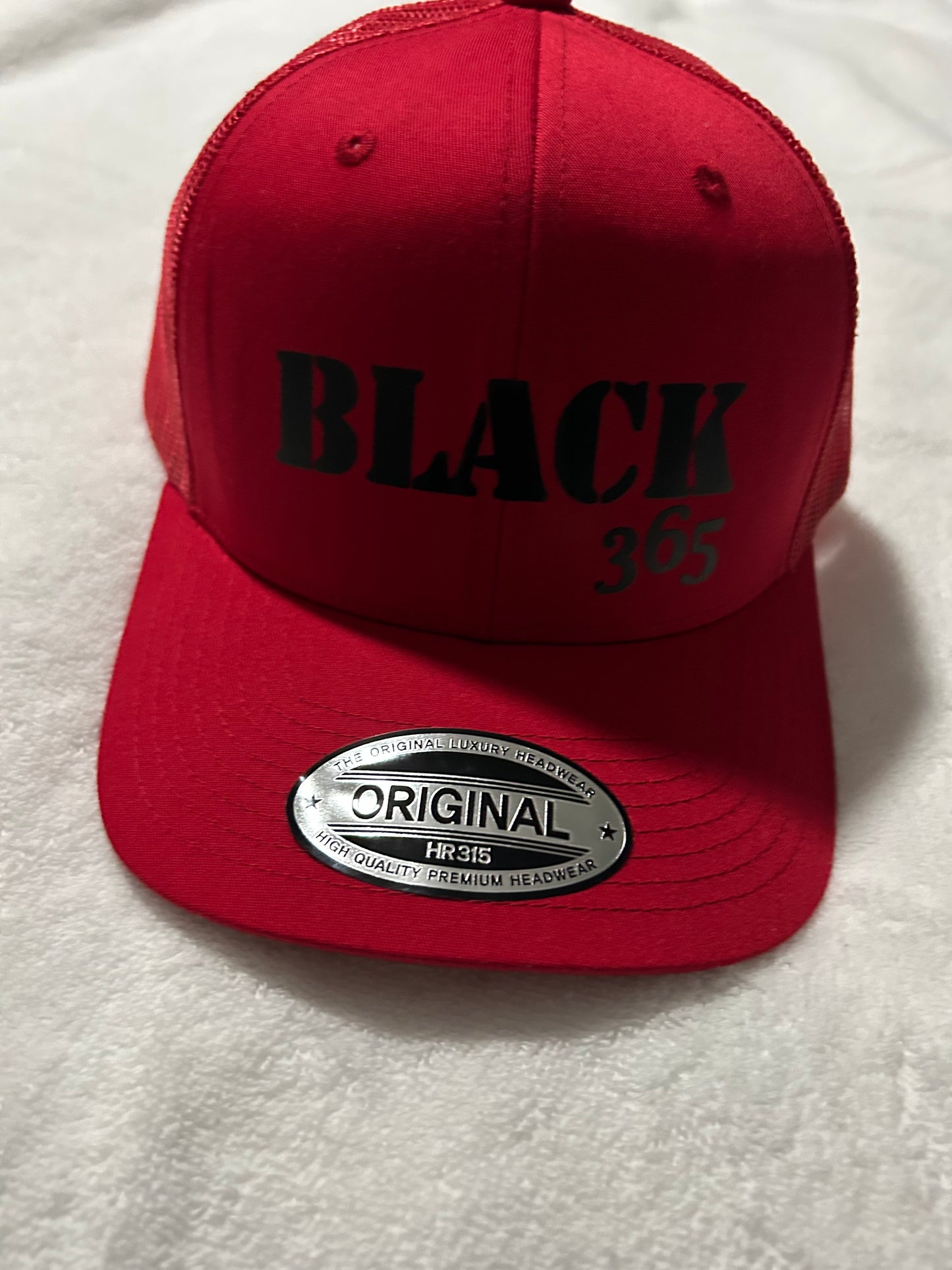 Trucker Hat - Black 365 - White Lettered