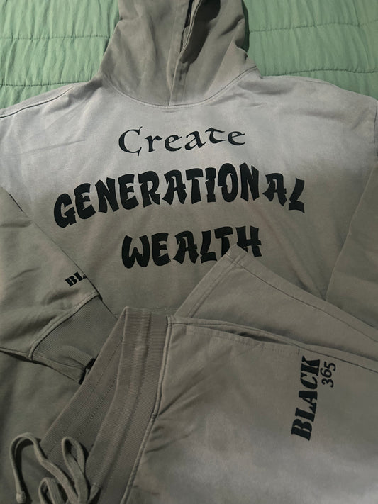 Sun-dried sweatsuit