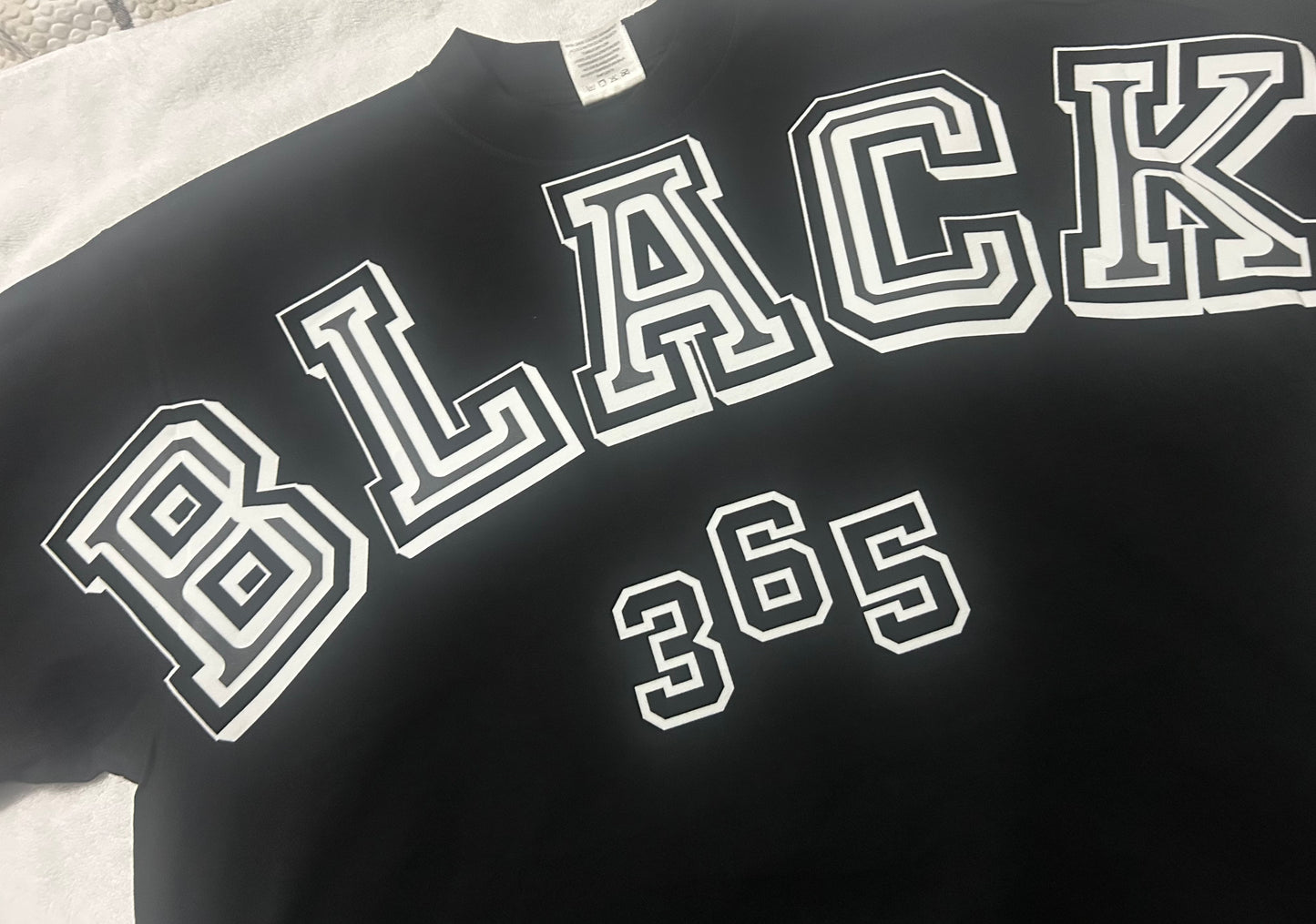 Men’s - Drop shoulder - Black 365